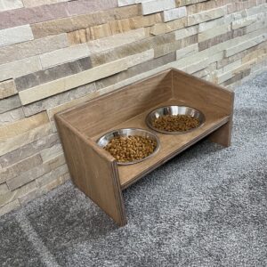 Wooden Cat Bowl 2 - Image 3
