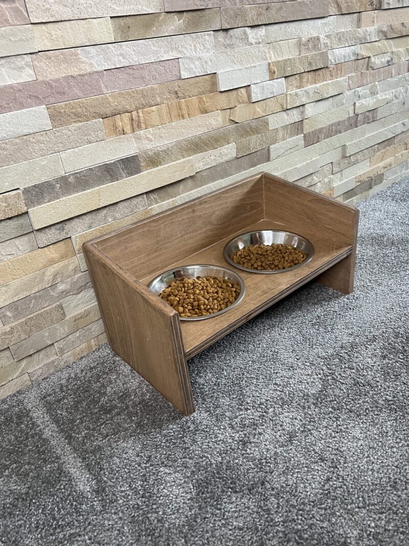 Wooden Cat Bowl 2 - Image 3